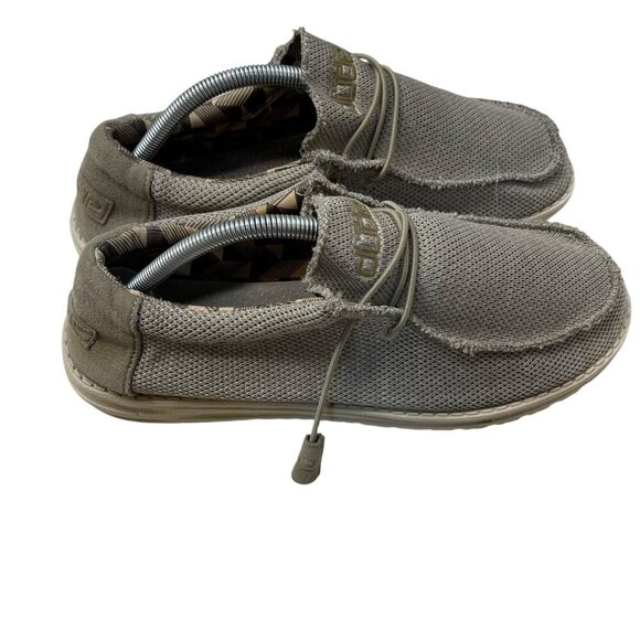 Hey Dude Mens Wally Sox Slip On Loafers Shoes Comfortable Light Minimalist Sz 11 - Picture 1 of 10